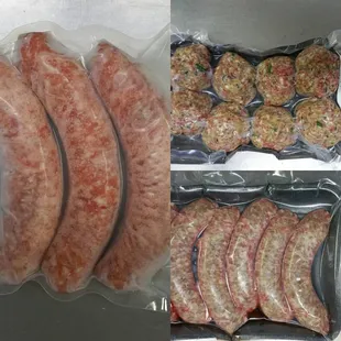 Austin house sausage and meatballs.