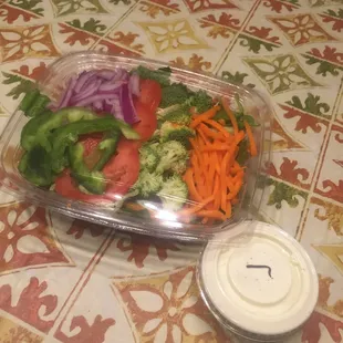 this  Zilker Garden salad was gorgeous and tasted delicious!