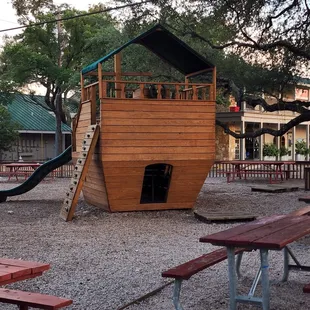 a pirate ship playground