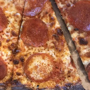 Austin's finest burnt pizza...again. Don't send me stuff you wouldn't eat.