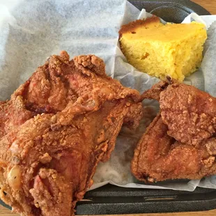 Fried Chicken and Cornbread