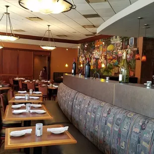 The length of the Restaurant...