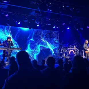 The band with a cool background