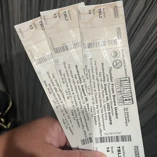 Great seats! Right up front! 08/10/2023 Thanks HS!