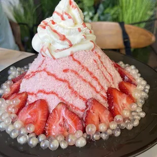 Snowflake Strawberry Ice Cream