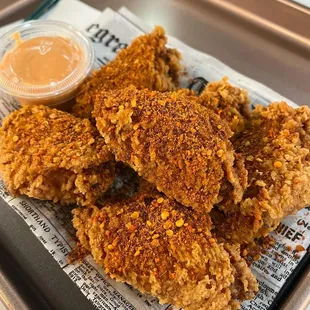 Fried chicken wings