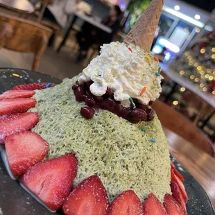 Shaved ice cream