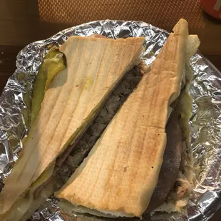 Authentic Cuban sandwich