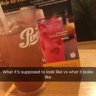 Don&apos;t even get me started they really couldn&apos;t get the fruit in my drink and it looks very off seriously...