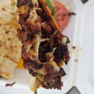 a close up of a sandwich