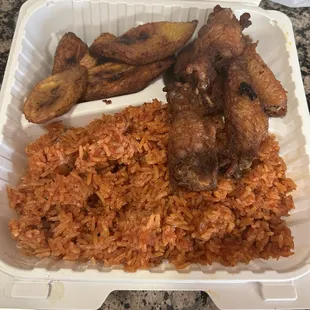 15. Jollof Rice and 14. Chicken Wings