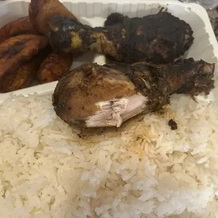 46. Jerk Chicken with White Rice
