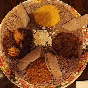 2 veg + 2 meat platter