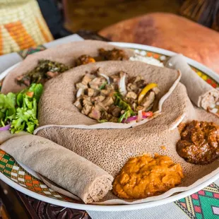 a plate of food