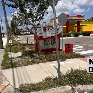 New sign