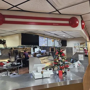 a view of the kitchen