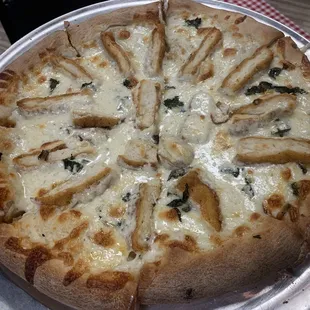 Chicken Alfredo Specialty Pizza