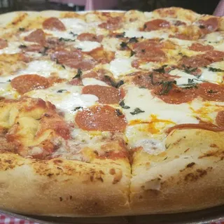 Margarita with Pepperoni Pizza