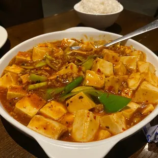 Mabo Tofu w/ Minced Pork