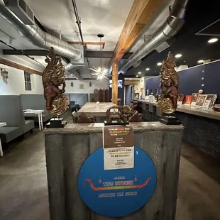 Inside of restaurant