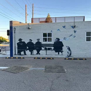 Cute mural on side