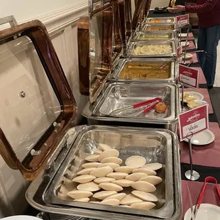 Idli, vada , sambar and pongal