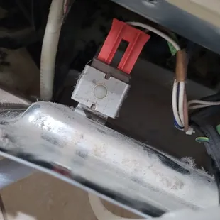 Water solenoid after reconnection.