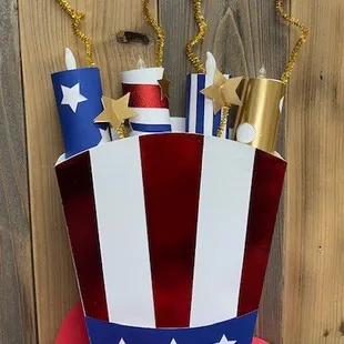 Independence Day Hat made with the Brother Scan N Cut!