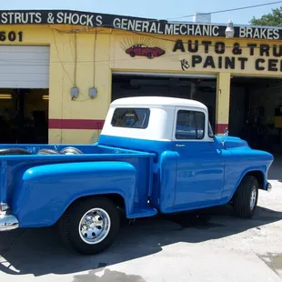 We also offer  restoration services like on this vehicle. Here is the finished product.