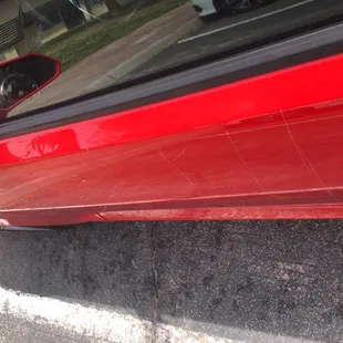 Car got vandalized both sides