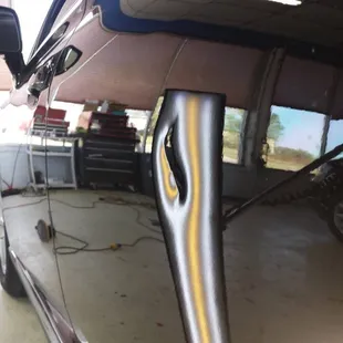 BEFORE PAINTLESS DENT REMOVAL