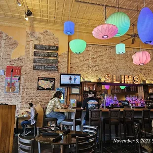 the interior of a restaurant