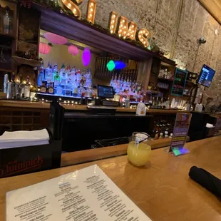 Bar area