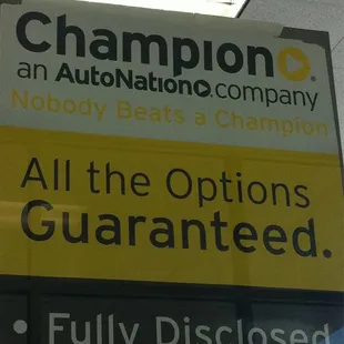 NOBODY BEATS A CHAMPION !