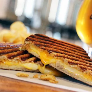 Three Cheese Grilled Cheese