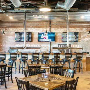 a view of the bar area