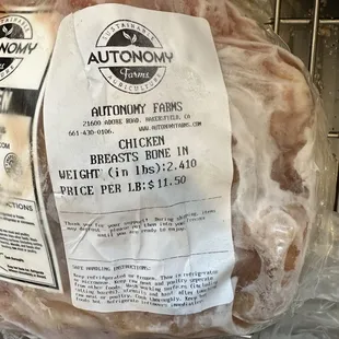 NO CLAIM TO BE PASTURE-RAISED, FREE-RANGE, EVEN VEGETARIAN FED, OR NON-GMO.