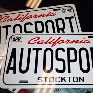 Custom Plates
