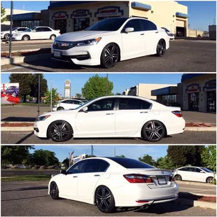 2016 Accord Sport: lowering kit and alignment.