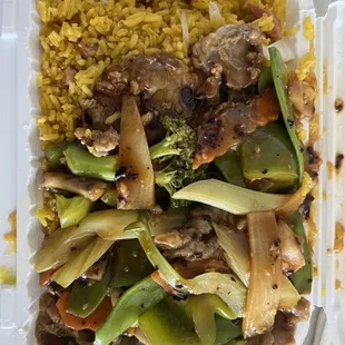 Beef with Garlic Sauce