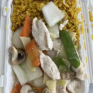 Chicken with Chinese Vegetable