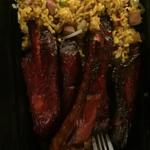 BBQ spare ribs combination