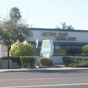 the front of the restaurant