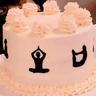 Birthday cake for an event at the studio