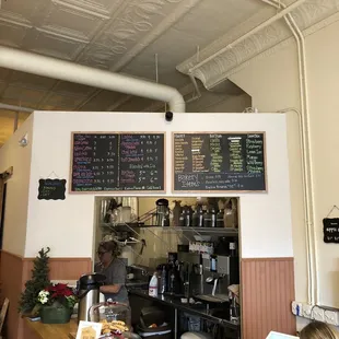 Menu/counter