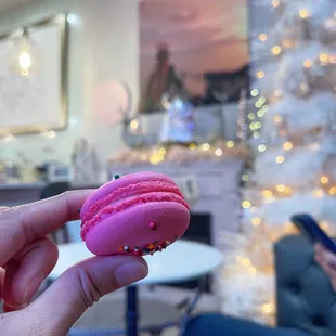 Vanilla Birthday Cake Macaron