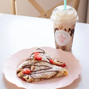 Cafe Liegeois &amp; Napoleon Crepe. Photo credit: Dee Macaraeg Photography.