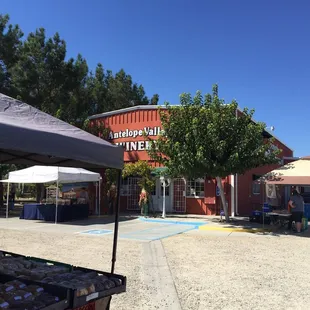 the outside of the store