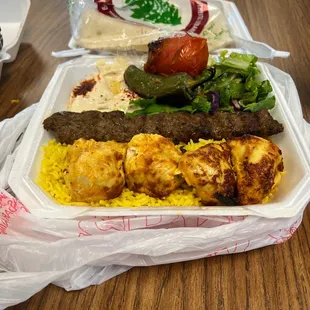 Chicken Kabob Plate