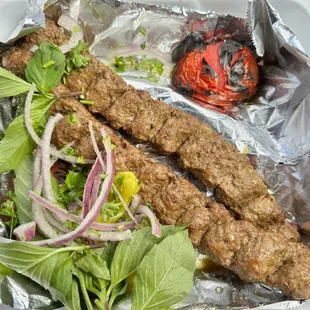 Kabab plate